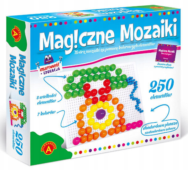 Magic Mozaic 250 Elementi cena un informācija | Attīstošās rotaļlietas | 220.lv