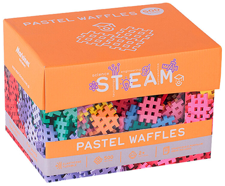 Waffle Mini Pastel Konstruktors 500 Elements cena un informācija | Konstruktori | 220.lv