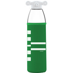 Benetton ūdens pudele, 550 ml, zaļš cena un informācija | Ūdens pudeles | 220.lv