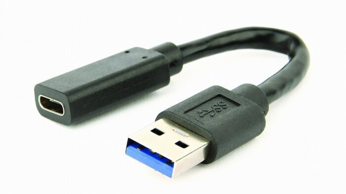 Adapteris AMBERIN USB A - USB C, 0.1 m цена и информация | Adapteri un USB centrmezgli | 220.lv
