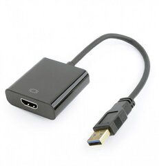 Adapteris AMBERIN USB 3.0 A - HDMI, 15 cm cena un informācija | Adapteri un USB centrmezgli | 220.lv