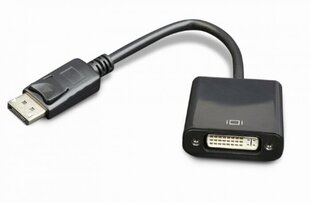 Адаптер AMBERIN DisplayPort - DVI, 0.1 м цена и информация | Адаптеры и USB разветвители | 220.lv