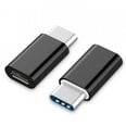 Adapteris AMBERIN USB 2.0, USB C - Micro-USB B