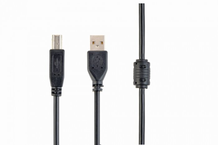 Kabelis AMBERIN USB A - USB B, 1.8 m cena un informācija | Kabeļi un vadi | 220.lv
