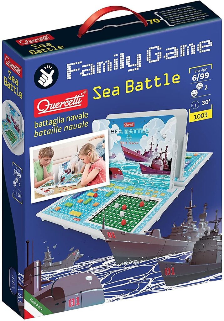 Galda spēle Quercetti "Sea Battle", 1003 Li цена и информация | Galda spēles | 220.lv