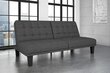 Dīvāns DHP Dexter, pelēks cena un informācija | Dīvāni | 220.lv