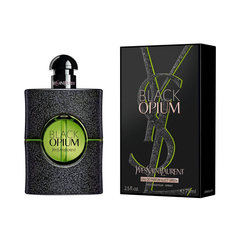 Parfimērijas ūdens Yves Saint Laurent Black Opium Illicit Green EDP sievietēm, 75 ml cena un informācija | Sieviešu smaržas | 220.lv