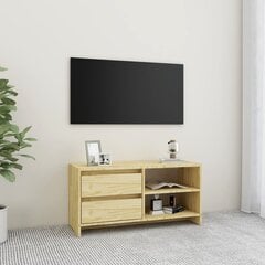 vidaXL TV skapītis, 80x31x39 cm, priedes masīvkoks cena un informācija | TV galdiņi | 220.lv