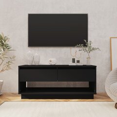 vidaXL TV skapītis, melns, 102x41x44 cm, skaidu plāksne цена и информация |  Тумбы под телевизор | 220.lv