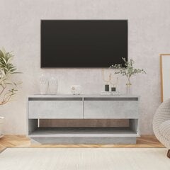 vidaXL TV skapītis, betona pelēks, 102x41x44 cm, skaidu plāksne цена и информация | Тумбы под телевизор | 220.lv