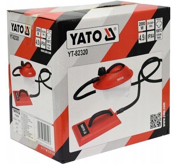 Tvaika aparāts tapešu noņemšanai YATO 2000 W, YT-82320 cena un informācija | Rokas instrumenti | 220.lv