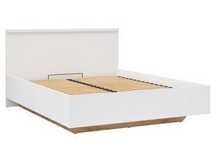 Кровать BRW Erla 160x200см, белая цена и информация | Кровати | 220.lv