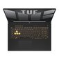 Notebook|ASUS|TUF|FX707ZR-HX002W|CPU i7-12700H|2300 MHz|17.3&#34;|1920x1080|RAM 16GB|DDR4|4800 MHz|SSD 1TB|NVIDIA GeForce RTX 3070|8GB|ENG|Windows 11 Home|Grey|2.6 kg|90NR0B01-M000H0 Portatīvais dators cena un informācija | Portatīvie datori | 220.lv