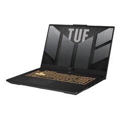 Портативный компьютер ASUS|TUF|FX707ZR-HX002W|CPU i7-12700H|2300 MHz|17.3|1920x1080|RAM 16GB|DDR4|4800 MHz|SSD 1TB|NVIDIA GeForce RTX 3070|8GB|ENG|Windows 11 Home|Grey|2.6 кг|90NR0B01-M000H0 цена и информация | Ноутбуки | 220.lv