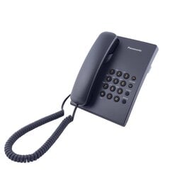 Panasonic KX-TS500PDB, черный цена и информация | Стационарные телефоны | 220.lv