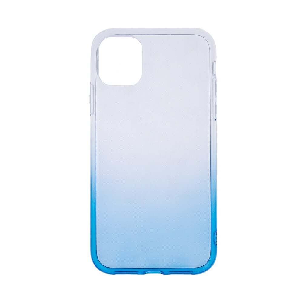 Fusion Gradient case silikona aizsargapvalks Samsung G990 Galaxy S21 FE caurspīdīgs - zils cena un informācija | Telefonu vāciņi, maciņi | 220.lv