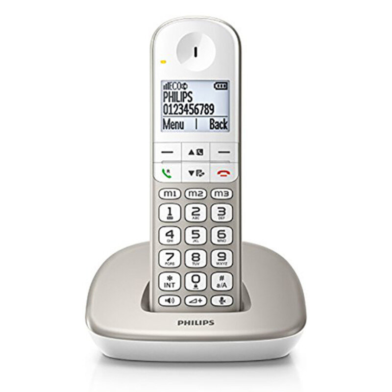 Bezvadu Tālrunis Philips XL4901S/23 1,9" DECT Balts cena un informācija | Stacionārie telefoni | 220.lv