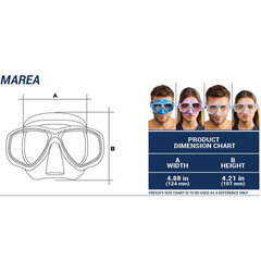 Очки для сноркелинга Cressi-Sub ‎DM1000054 цена и информация | Маски для плавания | 220.lv