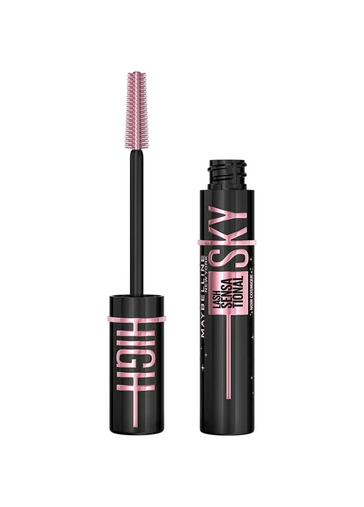 Skropstu tuša Maybelline Lash Sensational Sky High, Cosmic Black, 7,2 ml цена и информация | Acu ēnas, skropstu tušas, zīmuļi, serumi | 220.lv