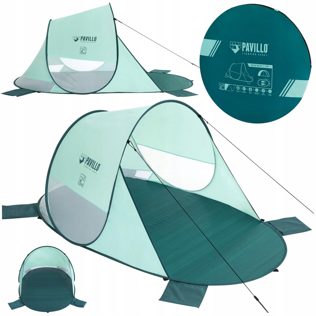 Pludmales telts Bestway, 2m x 1,2m cena un informācija | Teltis | 220.lv