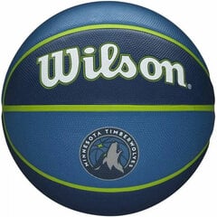 Basketbola bumba Wilson ‎WTB1300IDMIN Zils cena un informācija | Basketbola bumbas | 220.lv