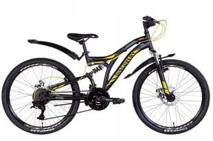 Велосипед  Rocket 24, чёрно-желтый, горный цена и информация | Велосипеды | 220.lv
