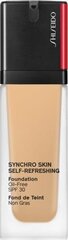 Grima pamats Shiseido Synchro Skin Self-Refreshing Foundation Spf30 330 Bamboo, 30ml cena un informācija | Grima bāzes, tonālie krēmi, pūderi | 220.lv