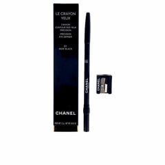 Acu zīmulis Chanel Le Crayon Yeux Noir black-01 (1,2 g) цена и информация | Тушь, средства для роста ресниц, тени для век, карандаши для глаз | 220.lv