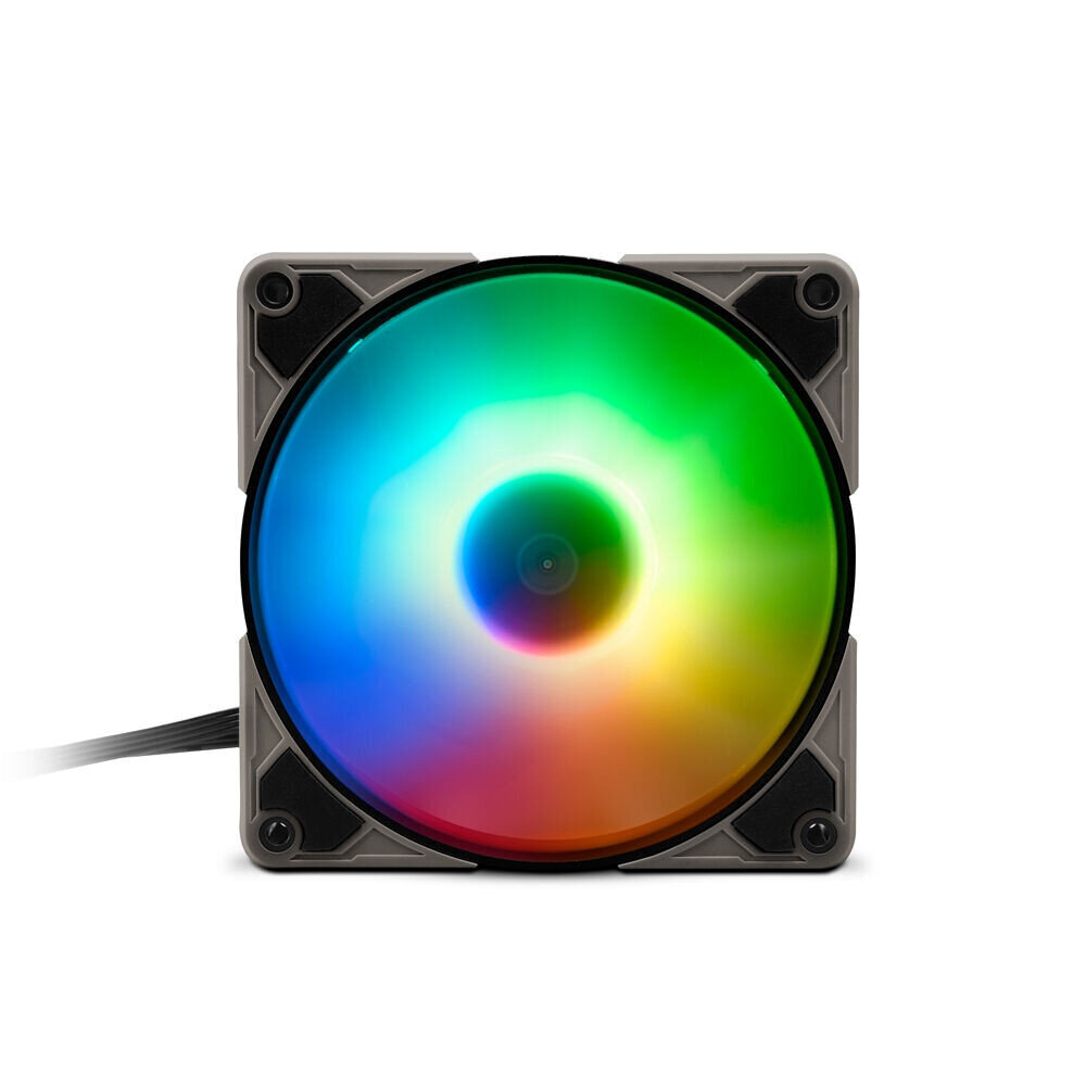 Kārbas ventilators Sharkoon Silent Storm 140 PWM LED RGB 140 mm cena un informācija | Datora ventilatori | 220.lv