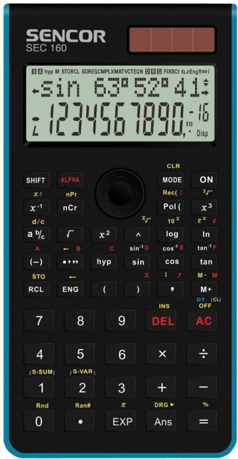 Kalkulators SEC 160 BU цена и информация | Kancelejas preces | 220.lv