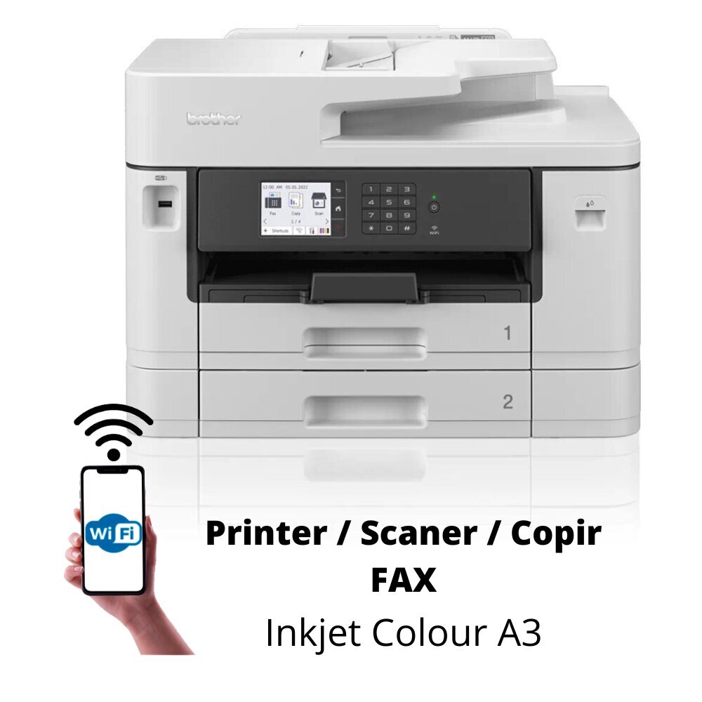 Brother MFC-J5740DW MFP Wi-Fi A3 Printer / Scanner / Copier / Fax inkjet colour цена и информация | Printeri un daudzfunkcionālās ierīces | 220.lv