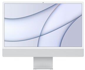 Apple iMac 24” M1 8/256ГБ Silver SWE MGPC3KS/A цена и информация | Стационарные компьютеры | 220.lv