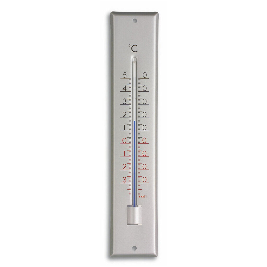 Alumīnija iekštelpu/āra termometrs TFA 12.2041.54 cena un informācija | Meteostacijas, āra termometri | 220.lv
