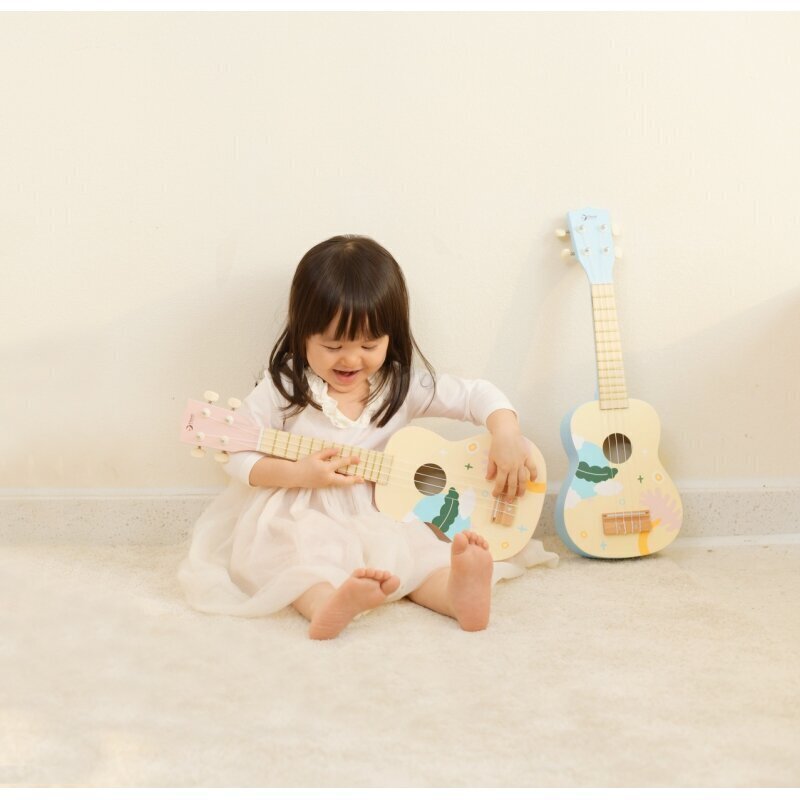 Koka, bērnu ukulele, zila cena un informācija | Attīstošās rotaļlietas | 220.lv