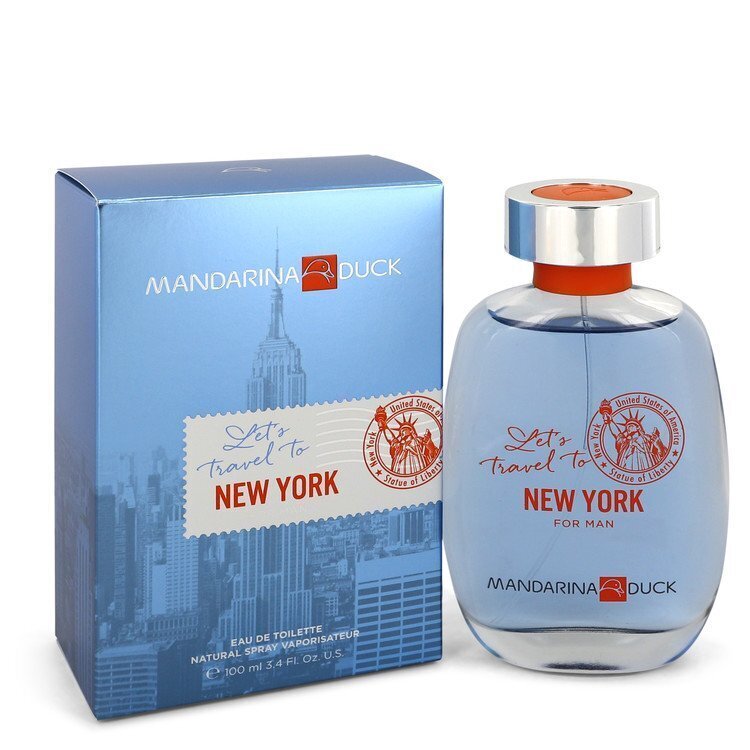 Tualetes ūdens Mandarina Duck Let's Travel To New York EDT vīriešiem 100 ml cena un informācija | Vīriešu smaržas | 220.lv
