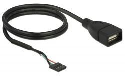 Delock 85671, USB-A/USB 4-pin, 60 cm cena un informācija | Kabeļi un vadi | 220.lv