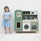 Liels rotaļlietu koka virtuves komplekts ar aksesuāriem cena un informācija | Rotaļlietas meitenēm | 220.lv