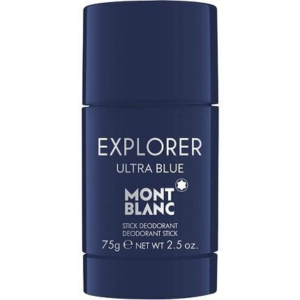 Zīmuļu dezodorants vīriešiem Mont Blanc Explorer Ultra Blue 75 g cena un informācija | Parfimēta vīriešu kosmētika | 220.lv