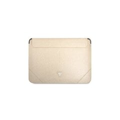 Чехол Guess sleeve GUCS14PSATLE 14” beige Saffiano Triangle цена и информация | Рюкзаки, сумки, чехлы для компьютеров | 220.lv