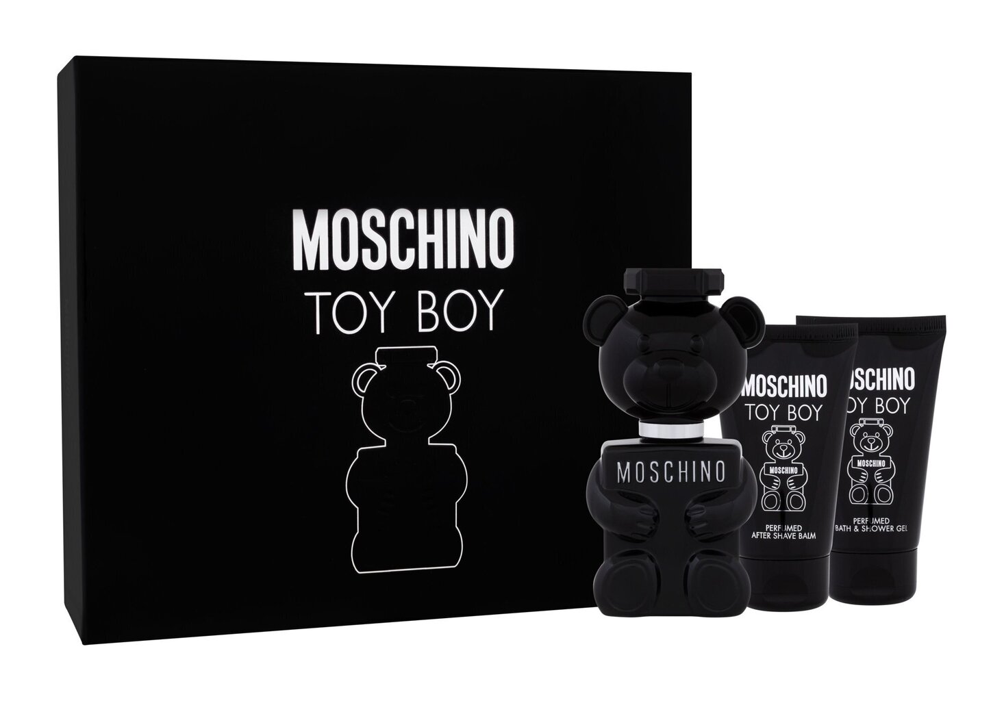 Komplekts Moschino Toy Boy: EDP ​​vīriešiem 50 ml + balzams pēc skūšanās 50 ml + dušas želeja 50 ml cena un informācija | Vīriešu smaržas | 220.lv