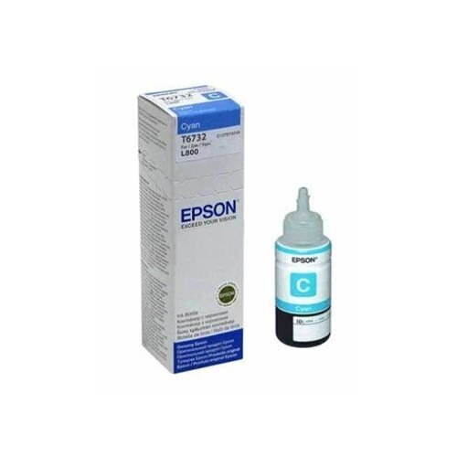 Tintes tvertne Epson T6732 L800, 70 ml, zilā krāsā цена и информация | Tintes kārtridži | 220.lv