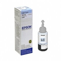 Tintes tvertne Epson T6735 L800, 70 ml, gaiši zila cena un informācija | Tintes kārtridži | 220.lv