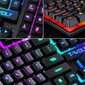 T-WOLF T20 spēļu tastatūra ar LED gaismu (ENG) cena un informācija | Klaviatūras | 220.lv