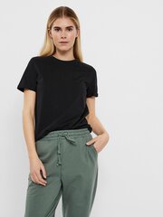 Женская футболка Vero Moda 10243889*04, черная 5714927466836 цена и информация | Женские футболки | 220.lv