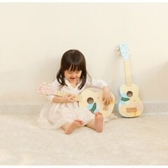 Koka bērnu ukulele, rozā цена и информация | Игрушки для девочек | 220.lv