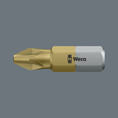 Uzgalis Wera Bit PH 851/1 TiN, PH3x25 mm cena un informācija | Rokas instrumenti | 220.lv