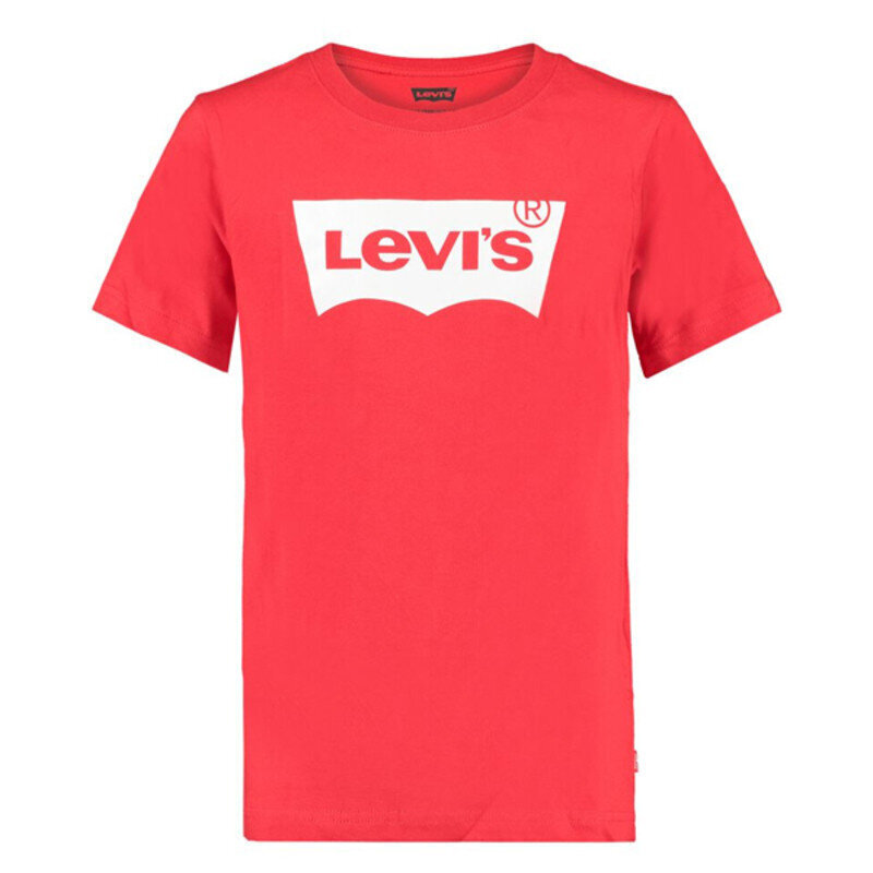 Krekls ar īsām piedurknēm bērniem Levi's Batwing Tee, sarkans цена и информация | Zēnu krekli | 220.lv