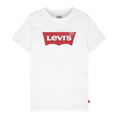 Krekls ar īsām piedurknēm bērniem Levi's Batwing Tee, balts цена и информация | Рубашки для мальчиков | 220.lv