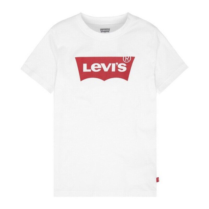 Krekls ar īsām piedurknēm bērniem Levi's Batwing Tee, balts cena un informācija | Zēnu krekli | 220.lv