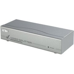 ATEN VS94A 4-Port Video sadalītājs Video-In 1x HDB-15 Male, Out 4x HDB-15 Female cena un informācija | Adapteri un USB centrmezgli | 220.lv